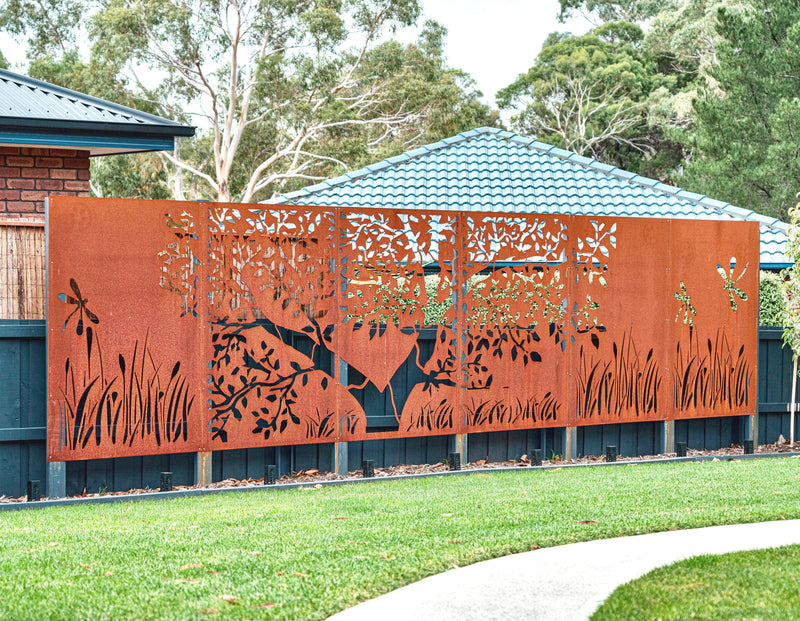 custom laser cut screens happy client